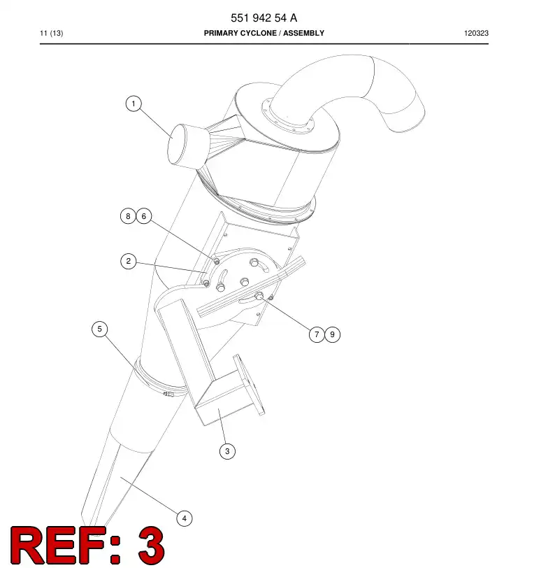 55194091 551 940 91 Bracket - Sandvik Technical Drawing