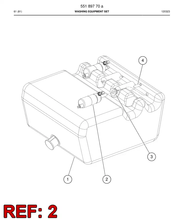 55194506 551 945 06 Pump unit - Sandvik Technical Drawing