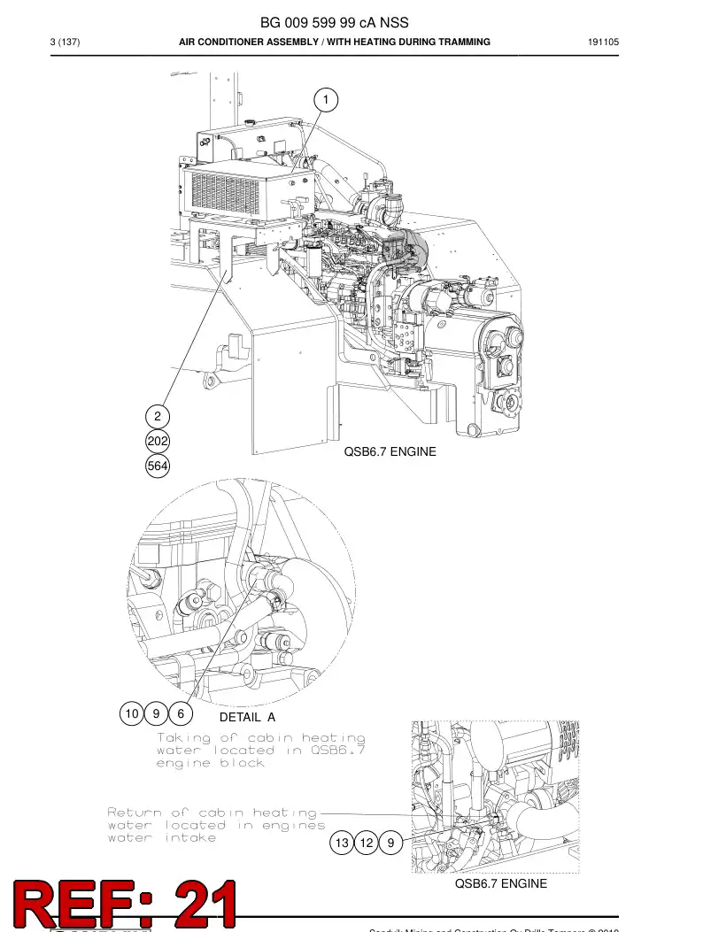 55194610 551 946 10 Fitting - Sandvik Technical Drawing