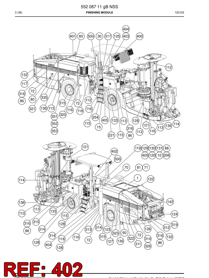 55194696a 551 946 96a Sign - Sandvik Technical Drawing