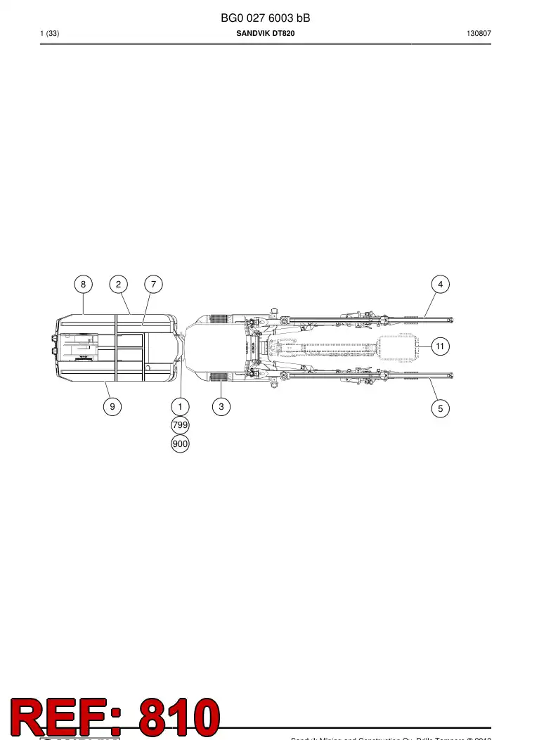 55194939f 551 949 39f Hosing Set - Sandvik Technical Drawing