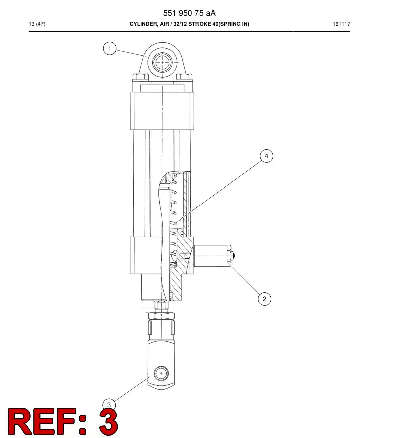 55195258 551 952 58 Yoke - Sandvik Technical Drawing