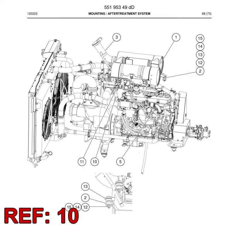 55195267 551 952 67 Silicon union - Sandvik Technical Drawing