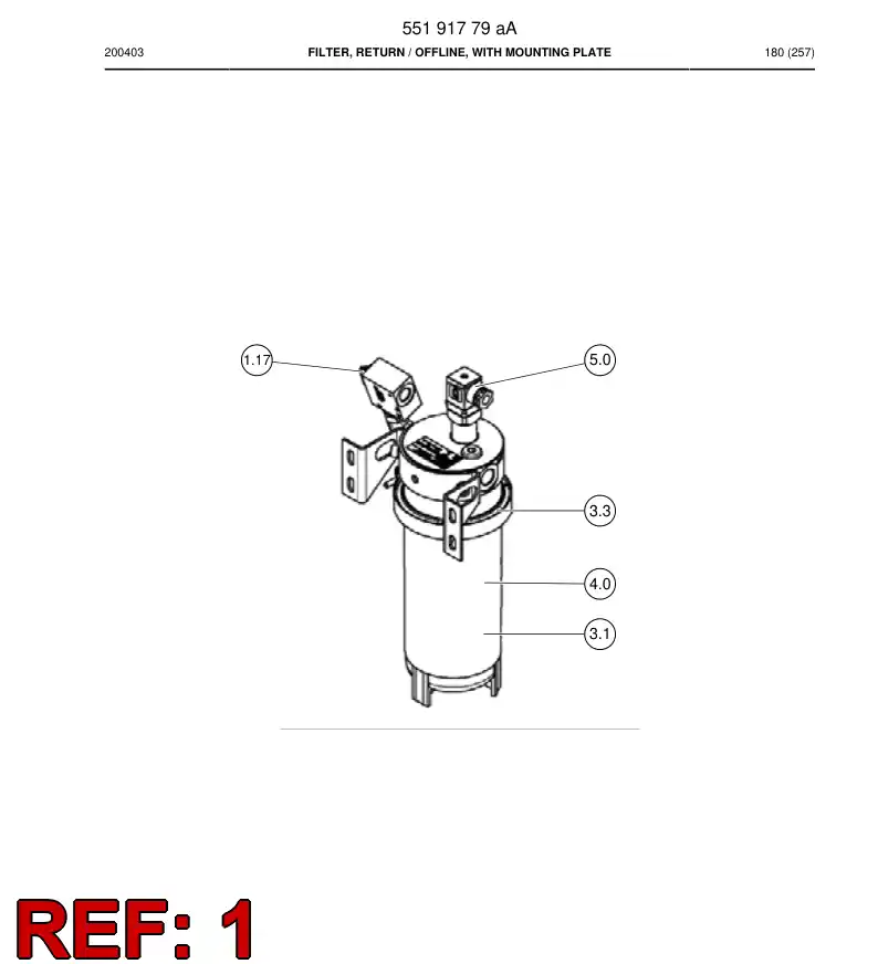 55195403a 551 954 03a Valve, Throttle Check - Sandvik Technical Drawing