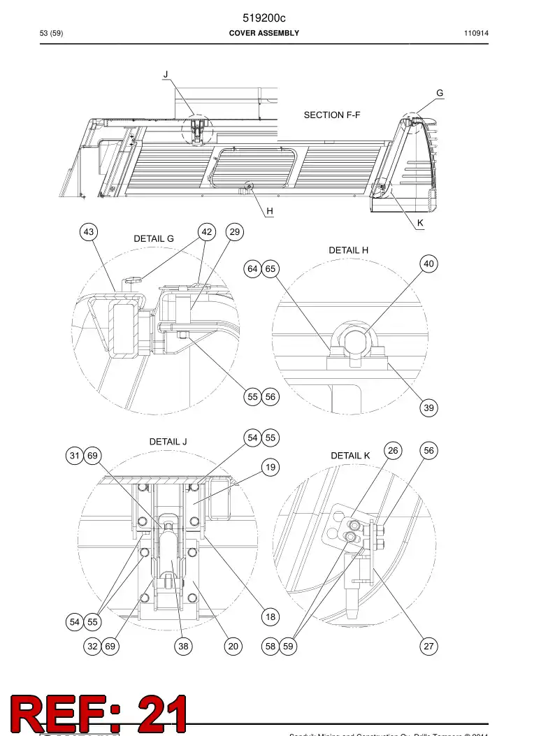 55195841 551 958 41 Grease - Sandvik Technical Drawing