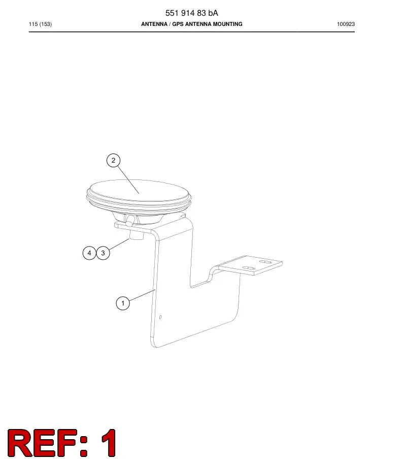 55196035 551 960 35 Supporting block - Sandvik Technical Drawing