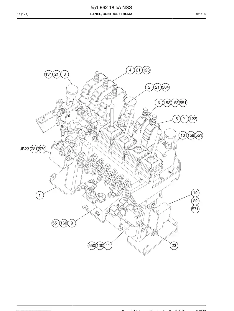 55196218c 551 962 18c PRING, CONTROL - Sandvik Technical Drawing