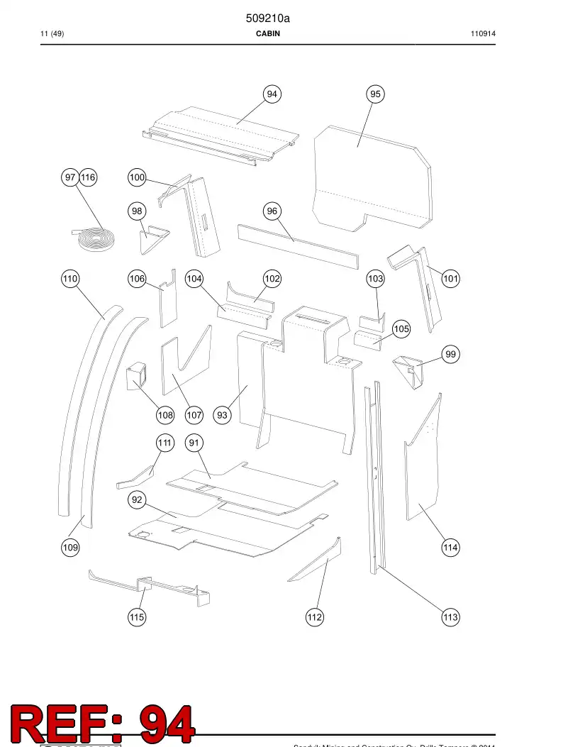 55196344 551 963 44 PRING - Sandvik Technical Drawing