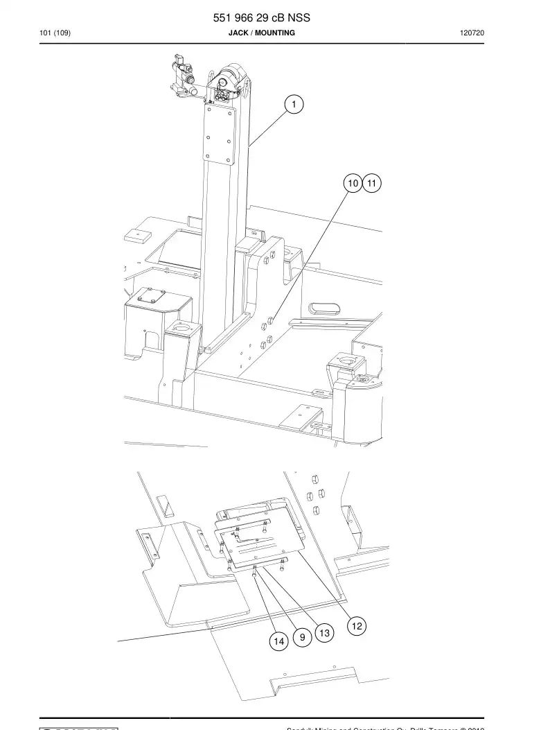55196629c 551 966 29c JACK - Sandvik Technical Drawing