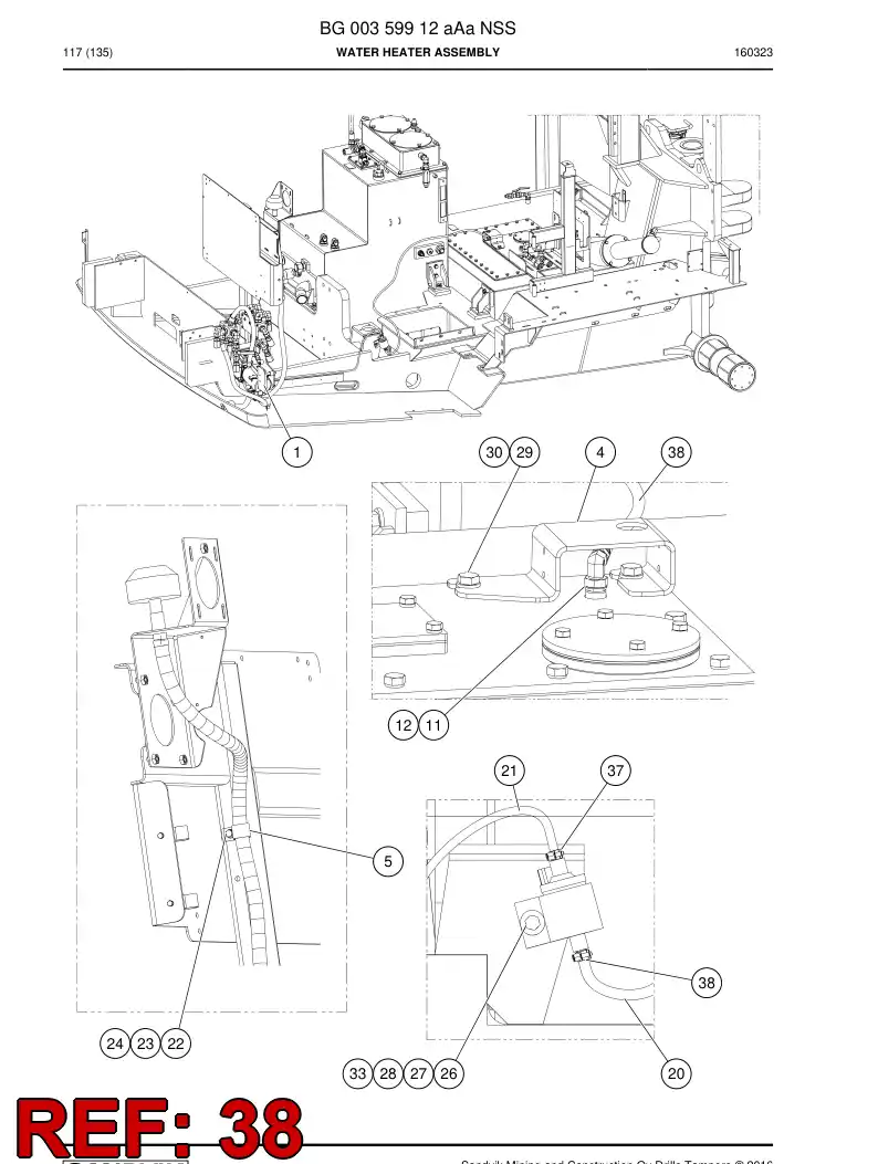 55196639a 551 966 39a Clamp, Hose - Sandvik Technical Drawing
