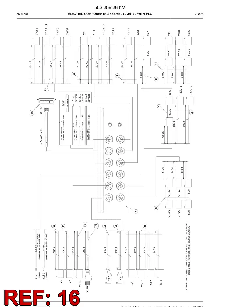 55197246d 551 972 46d Label - Sandvik Technical Drawing