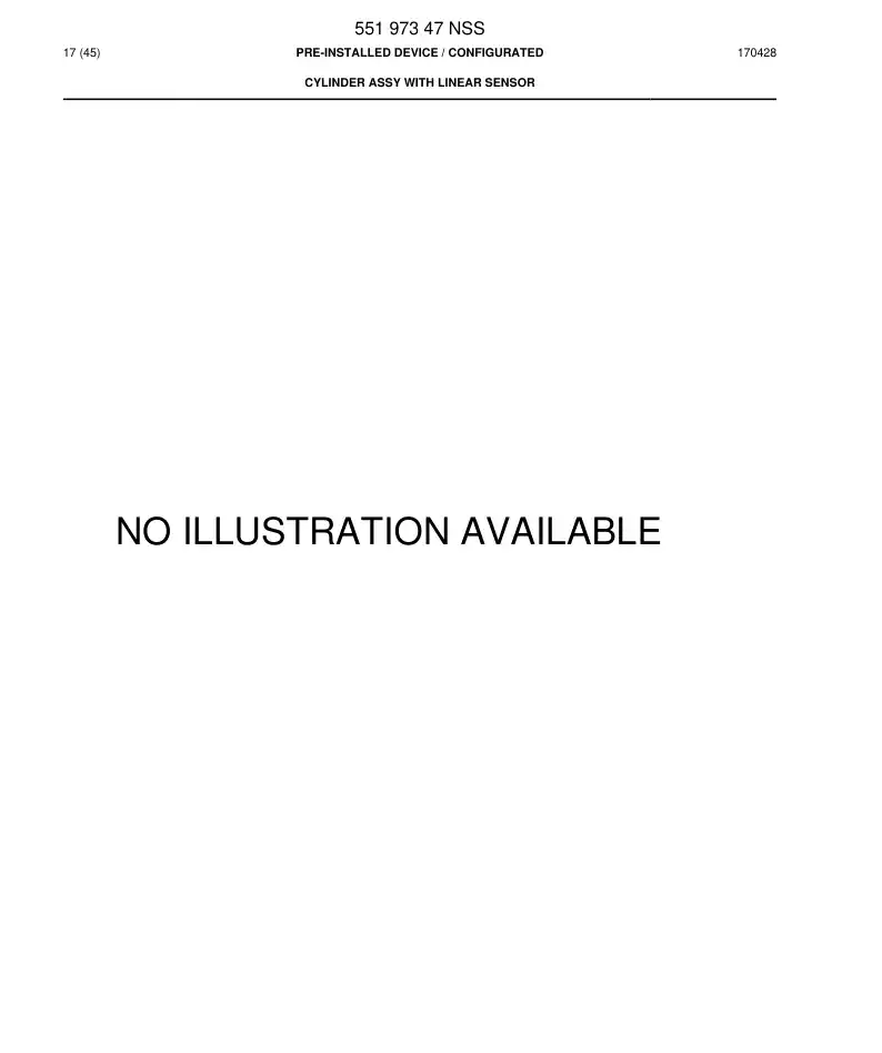 55197347 551 973 47 Pre-Installed Device - Sandvik Technical Drawing