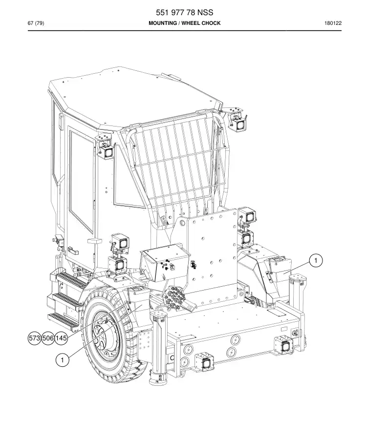55197778 551 977 78 Mounting - Sandvik Technical Drawing