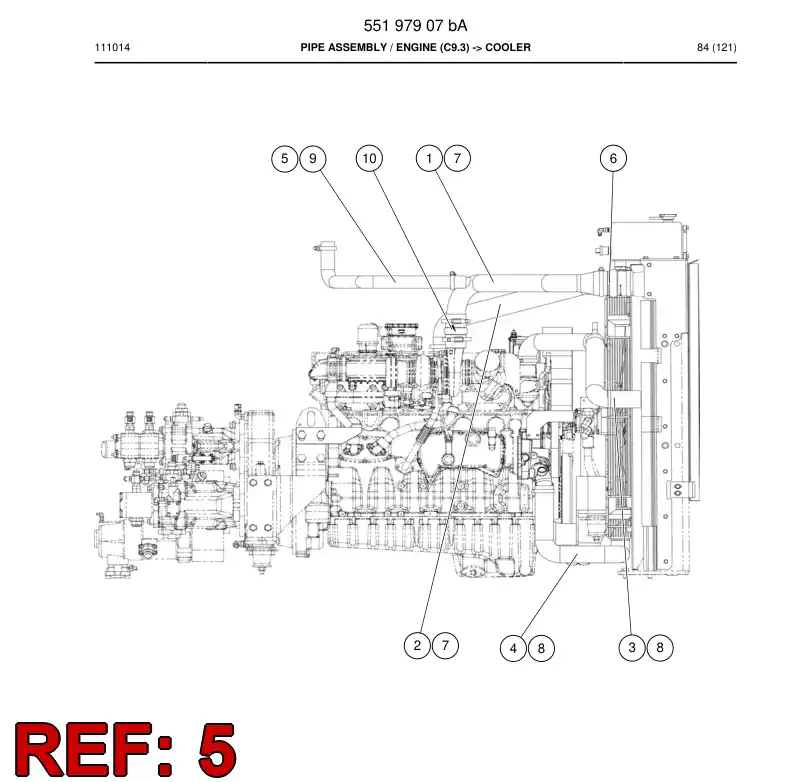 55197790 551 977 90 Pipe - Sandvik Technical Drawing