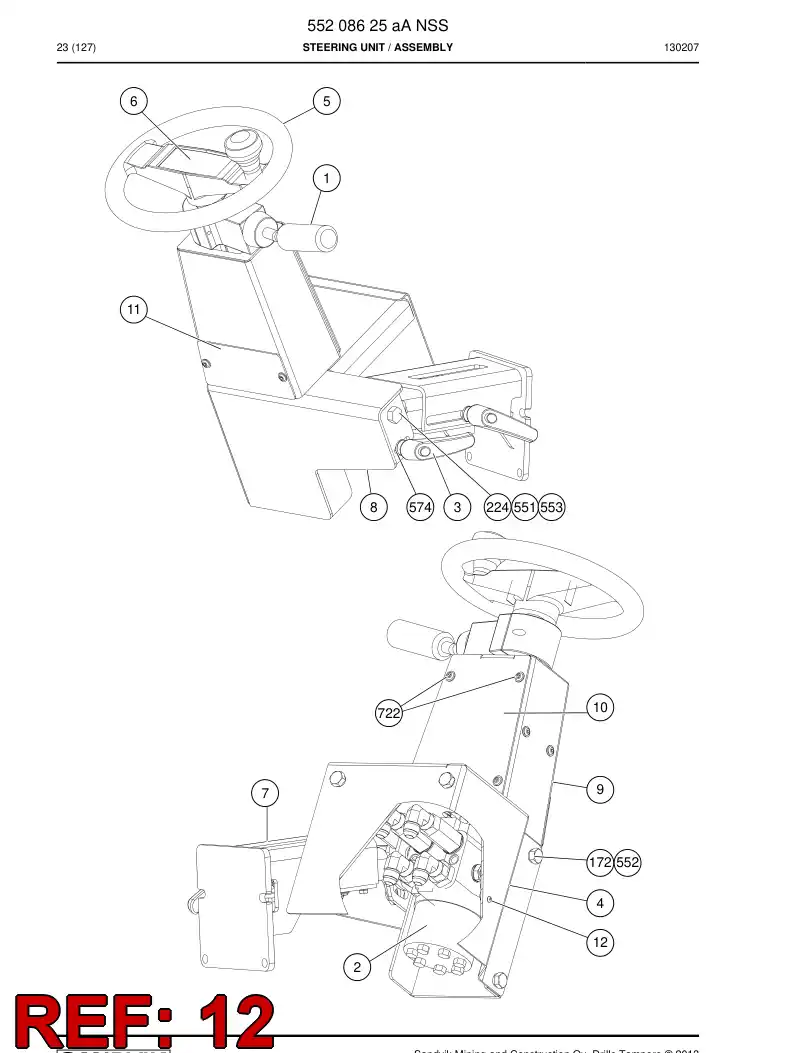 551 979 93 SCREW - drawing