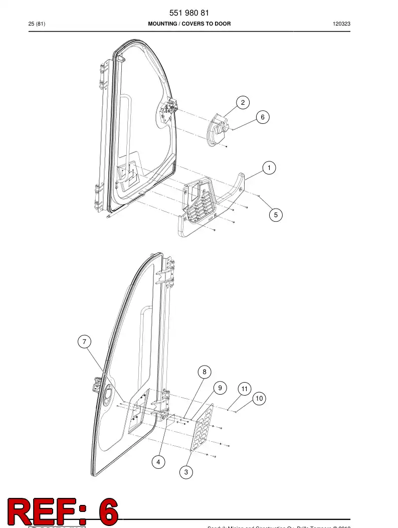 55198069 551 980 69 Cross-recessed pan head screw - Sandvik Technical Drawing