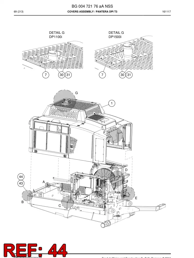 55198284 551 982 84 Washer - Sandvik Technical Drawing