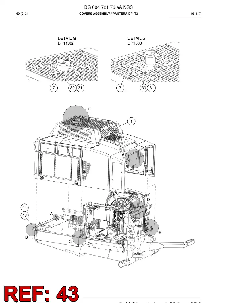 55198285 551 982 85 Washer - Sandvik Technical Drawing