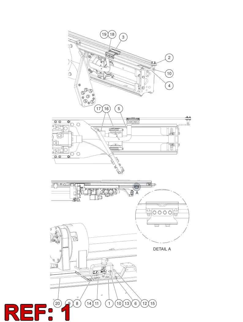 55198339 551 983 39 SENSOR ASSEMBLY - Sandvik Technical Drawing