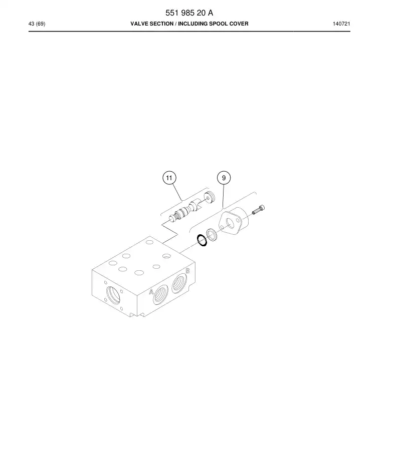 551 985 30 Valve, Check - drawing