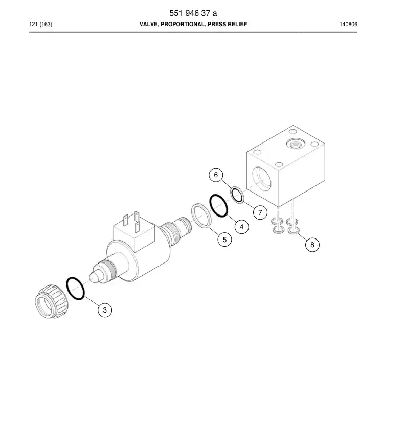 551 986 64 Seal Kit - drawing