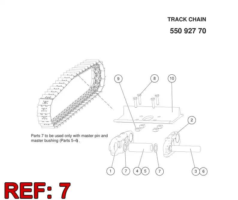 55198706 551 987 06 SPACER - Sandvik Technical Drawing