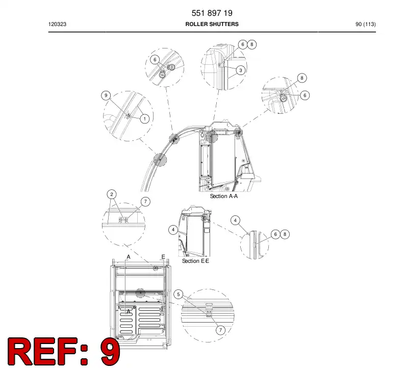 55199556 551 995 56 Cross-recessed pan head screw - Sandvik Technical Drawing