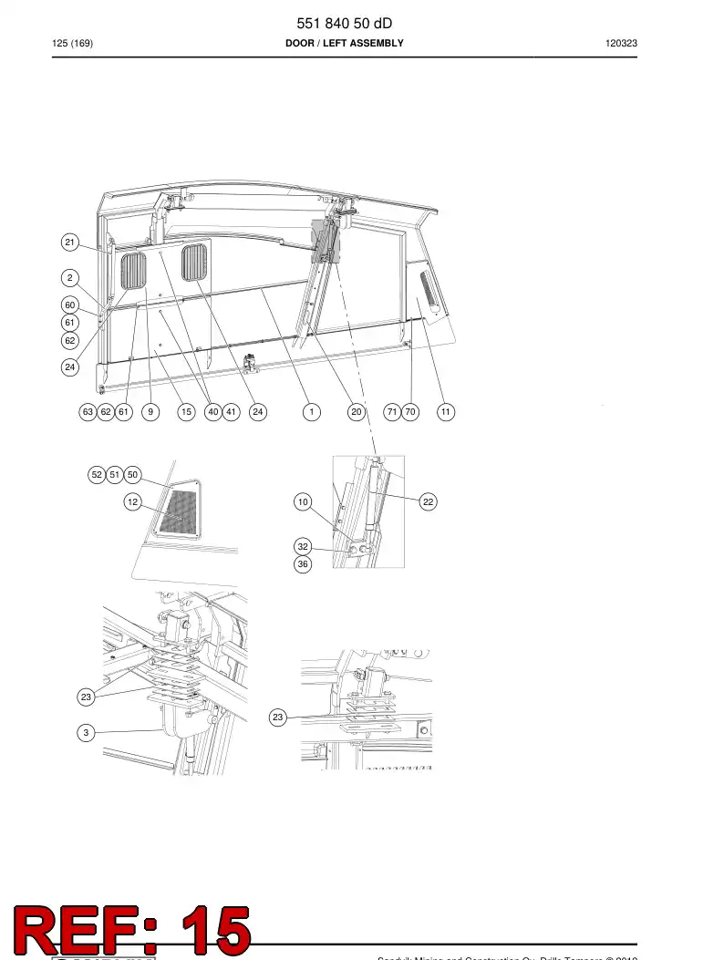 55199655 551 996 55 Housing - Sandvik Technical Drawing