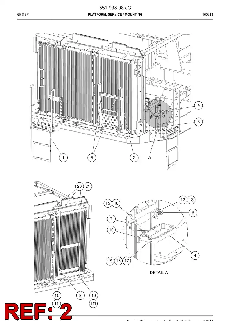 55199777e 551 997 77e Bracket - Sandvik Technical Drawing