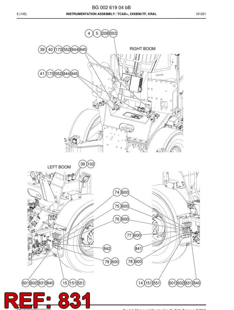55199912 551 999 12 Module, Interface - Sandvik Technical Drawing