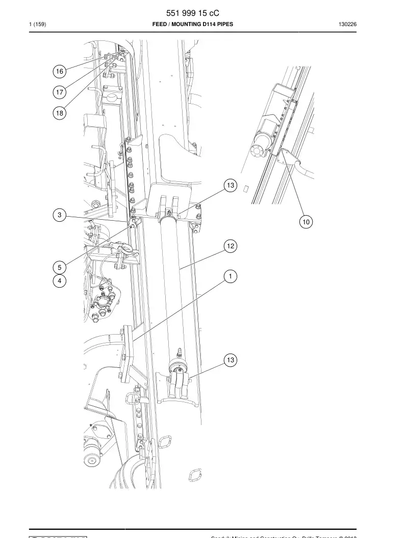 55199915c 551 999 15c Feed - Sandvik Technical Drawing