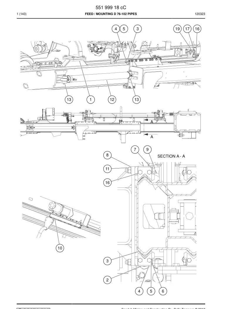 55199918c 551 999 18c Feed - Sandvik Technical Drawing