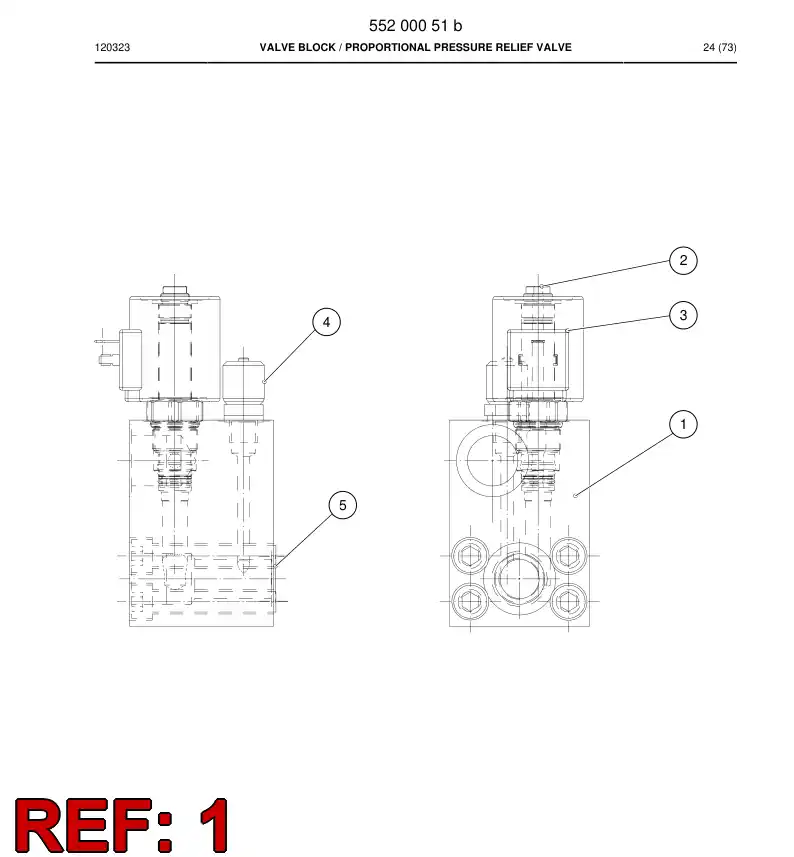 55200049a 552 000 49a Section - Sandvik Technical Drawing
