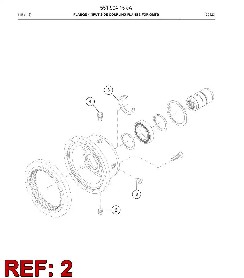55200396a 552 003 96a Plug - Sandvik Technical Drawing