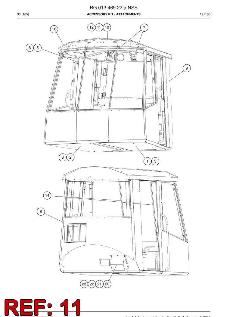 55200427 552 004 27 Rivet Nut - Sandvik Technical Drawing