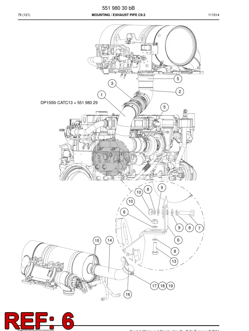 55201238a 552 012 38a SUPPORT - Sandvik Technical Drawing