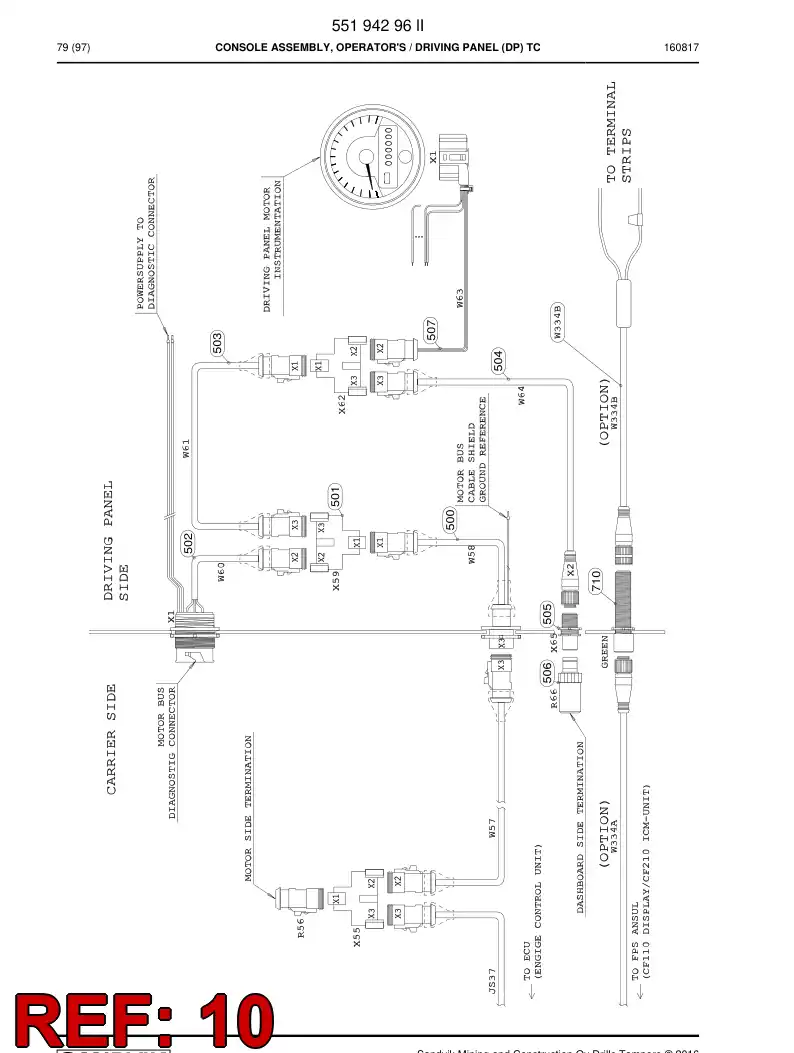 55201366 552 013 66 PRING, CONTROL - Sandvik Technical Drawing
