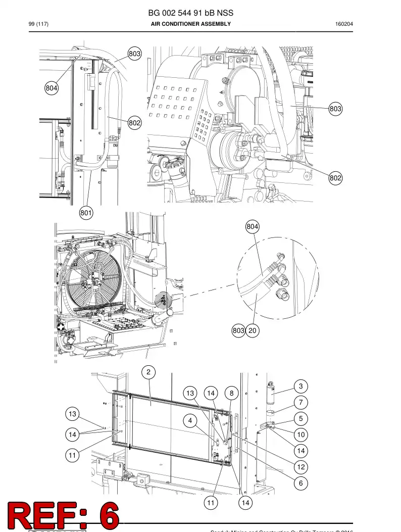 55201430 552 014 30 Plate - Sandvik Technical Drawing