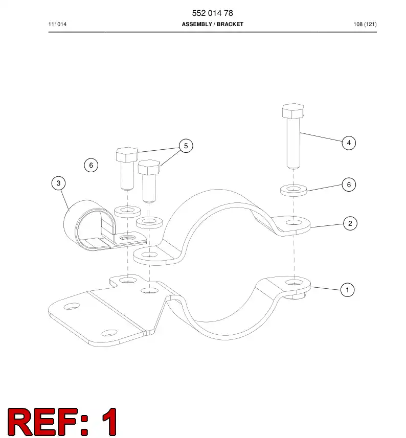 55201477 552 014 77 WELDING ASSEMBLY - Sandvik Technical Drawing