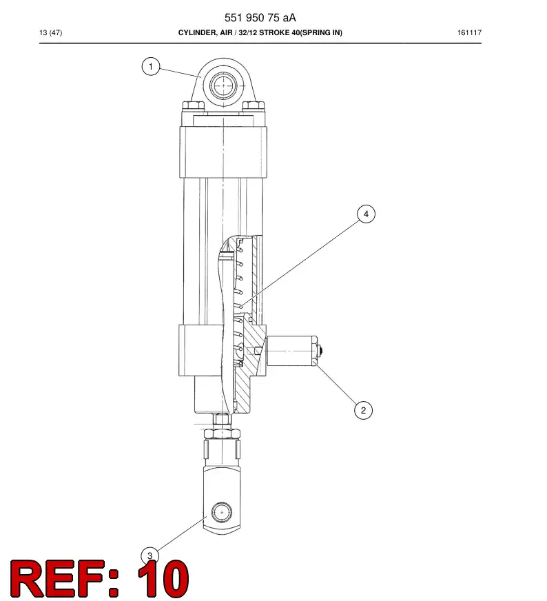 55201935 552 019 35 Seal kit - Sandvik Technical Drawing