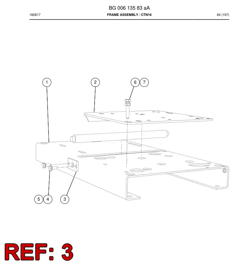 55202292a 552 022 92a Plate - Sandvik Technical Drawing