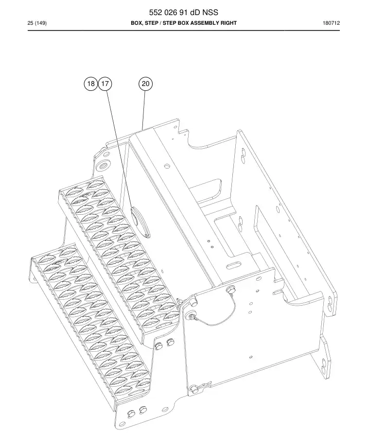 55202691d 552 026 91d Box, Step - Sandvik Technical Drawing