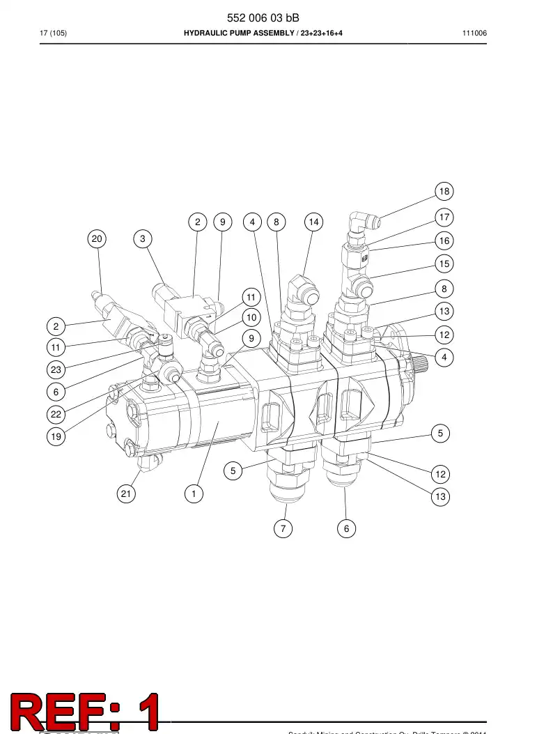 55202777 552 027 77 Seal kit - Sandvik Technical Drawing