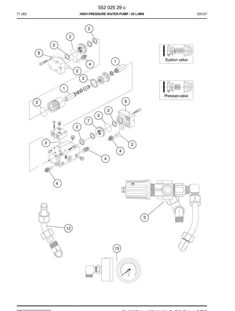 552 028 14 Cover, End - drawing