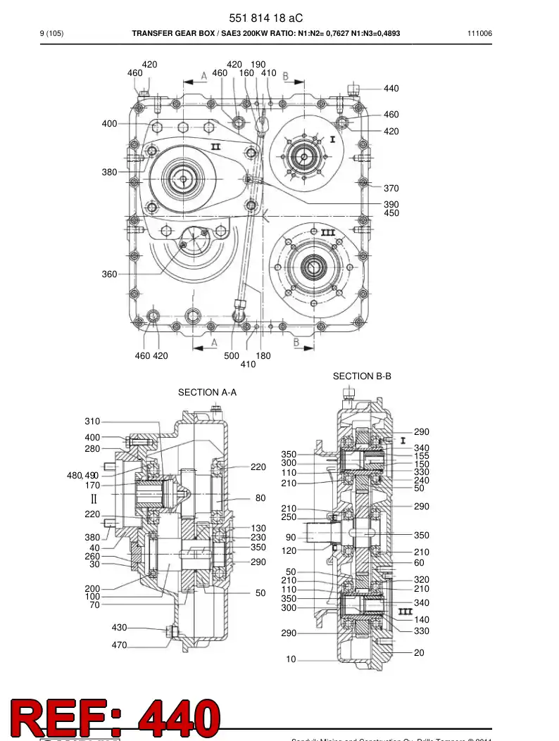 55202822 552 028 22 Breather - Sandvik Technical Drawing