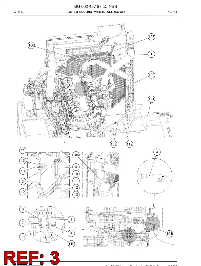 55203213 552 032 13 Extension rod - Sandvik Technical Drawing