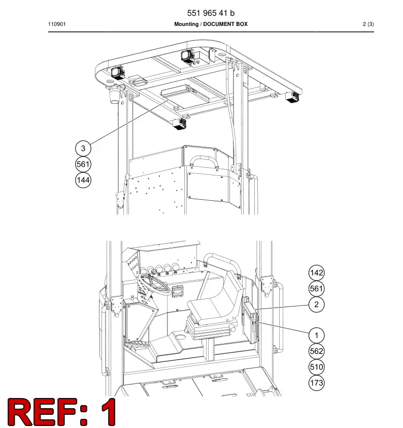 55203410 552 034 10 Mounting plate - Sandvik Technical Drawing