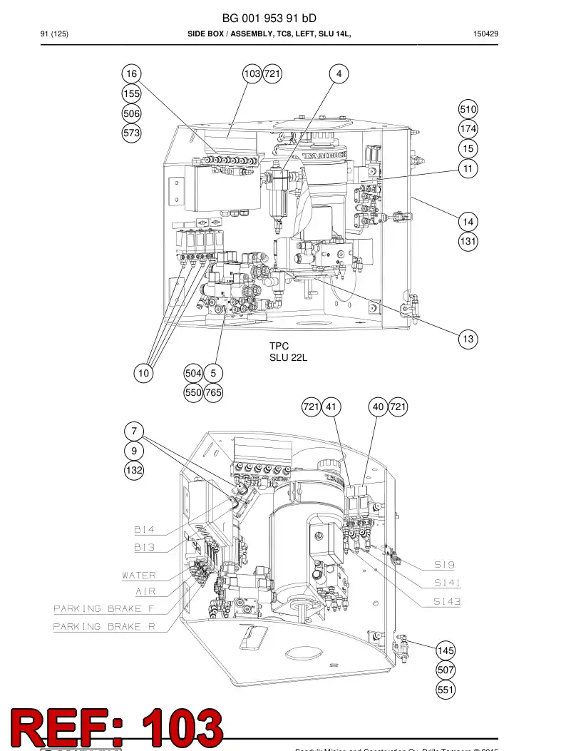 55203490 552 034 90 Sign - Sandvik Technical Drawing