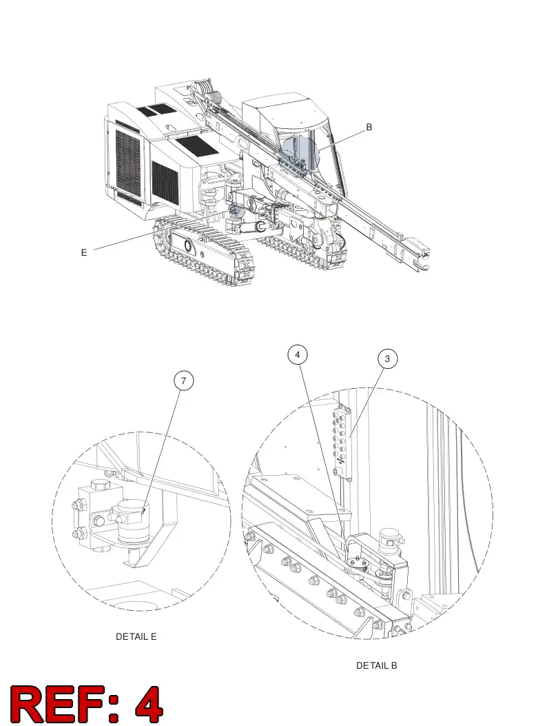 55203833 552 038 33 Depth indicator assembly - Sandvik Technical Drawing