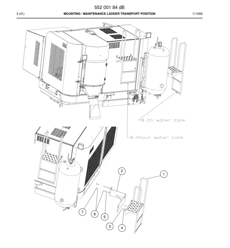 55204087b 552 040 87b BRACKET - Sandvik Technical Drawing